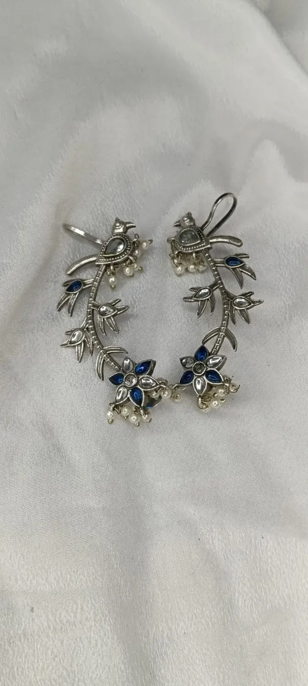 Neel_Pushp_Ear_Cuff_Oxidised_Earrings_[Variable-1]