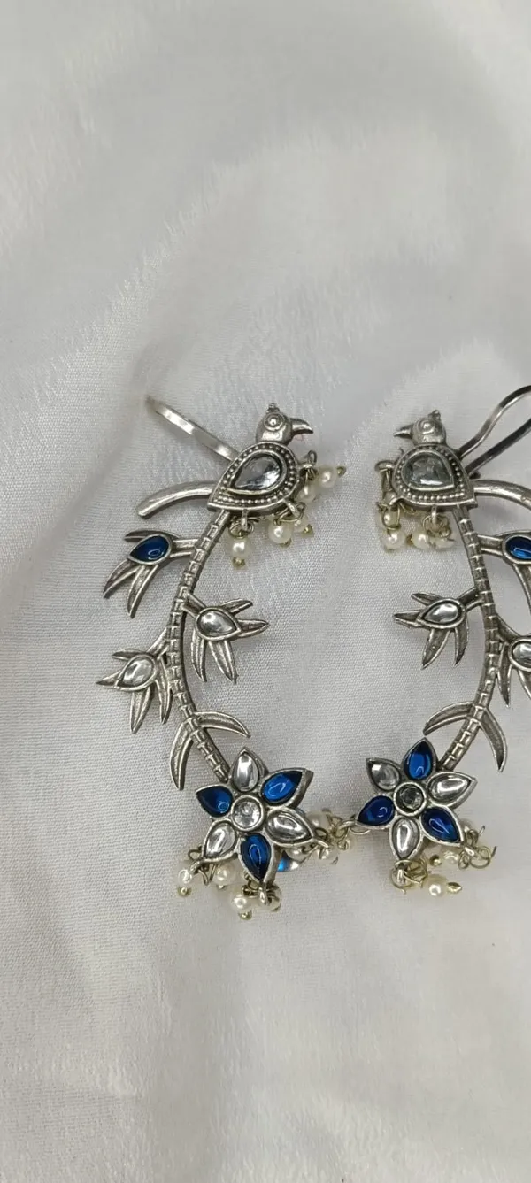 Neel_Pushp_Ear_Cuff_Oxidised_Earrings_[Variable-1]