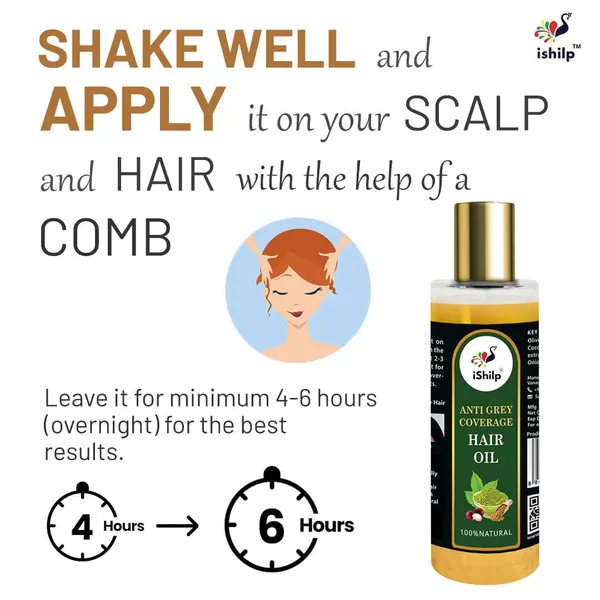 Pack_of_2_Black_&_Shiny_Hair_Natural_Anti_Grey_Hair_Oil_|_200ml