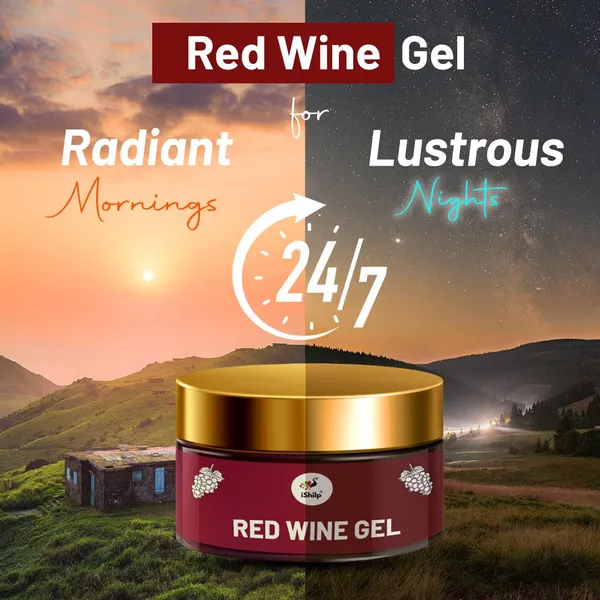 Saffron_&_Rose_Hip_Extract_Red_Wine_Gel_Moisturizer_|_For_Glowing_&_Youthful_Skin_|_50g