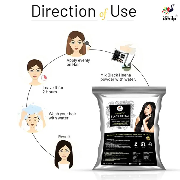 Pack_of_4_Black_Herbal_Henna_Powder_For_Hair_Colour_&_Care_|_50_gm_|_For_Women_&_Men