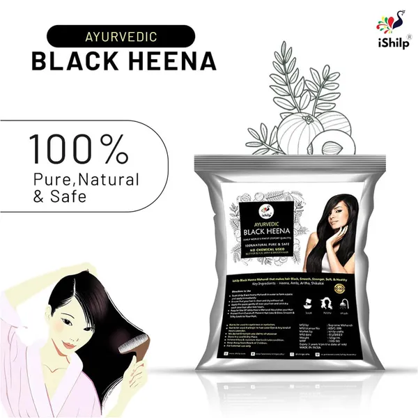 Pack_of_4_Black_Herbal_Henna_Powder_For_Hair_Colour_&_Care_|_50_gm_|_For_Women_&_Men