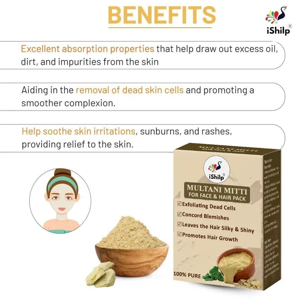 Pack_of_5_Glowing_&_Clear_Skin_Natural_Multani_Mitti_Face_Mask_|_For_Women_&_Men