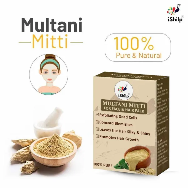 Pack_of_5_Glowing_&_Clear_Skin_Natural_Multani_Mitti_Face_Mask_|_For_Women_&_Men