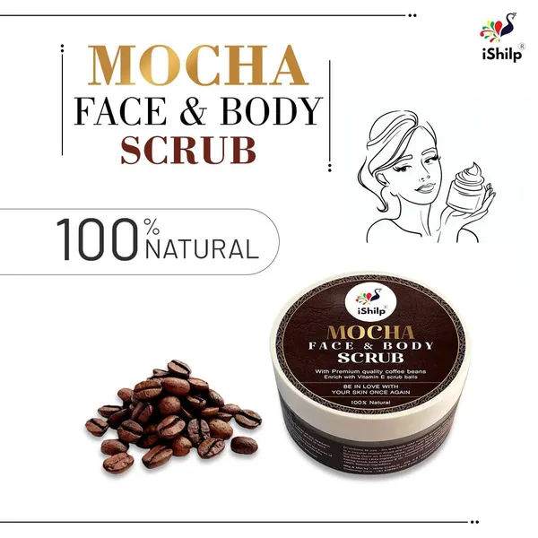 Mocha_Coffee_&_Vitamin_E_Natural_Face_&_Body_Scrub_For_Bright_&_Smooth_Skin_|_For_Women_&_Men