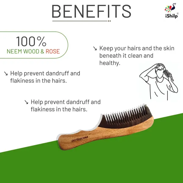 Combo_Of_2_Rose_&_Neem_Wood_Comb_|_For_Women_And_Men