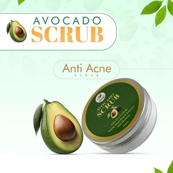 Pack_of_2_Anti_Acne_&_Skin_Toning_Green_Avocado_Face_Scrub_|_For_Men_&_Women