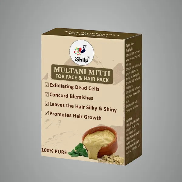 Pack_of_5_Glowing_&_Clear_Skin_Natural_Multani_Mitti_Face_Mask_|_For_Women_&_Men
