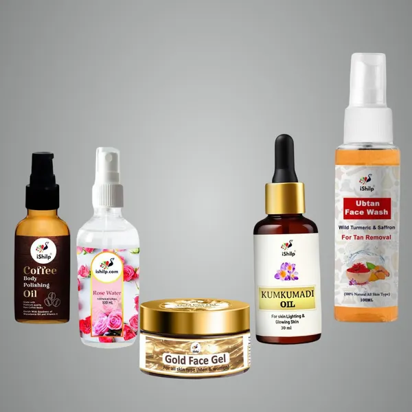Pack_of_5_Glowing_&_Nourishing_Face_&_Body_Night_Skincare_Kit_|_For_Women_&_Men