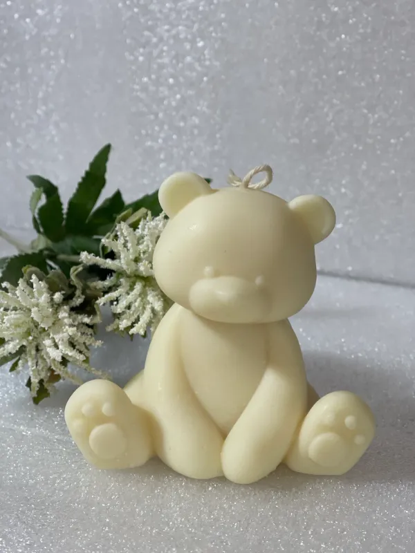 White_Big_Teddy_Wax_Eco-Friendly_Candle
