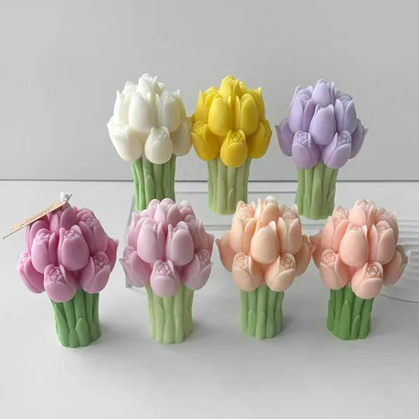 Buy_Tulip_Flower_Candle_Online_India_|_Rose_Lavender_Scented_Handmade_Candle_Gift_|_Mishri_Misthi_Blessing_Candles