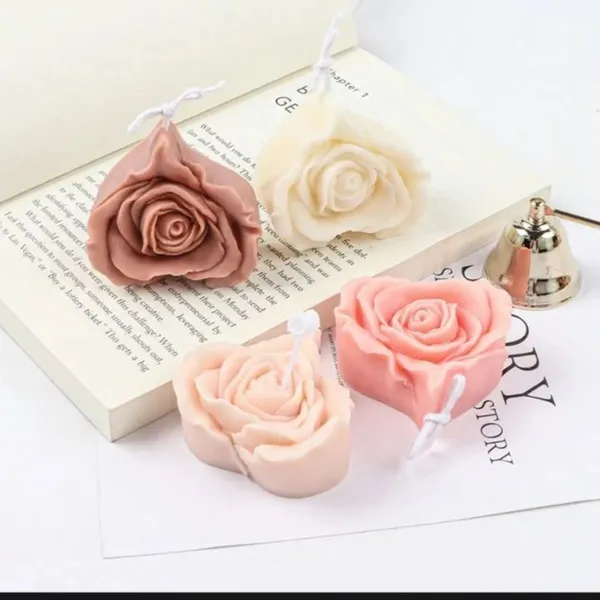 Buy_3D_Heart_Rose_Candle_Online_India_|_Rose_Scented_Handmade_Romantic_Candle_Gift_|_Mishri_Misthi_Blessing_Candles