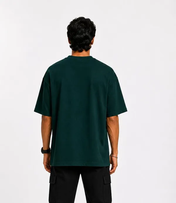 JACKBUZZ_Men's_Oversized_Solid_T-Shirt