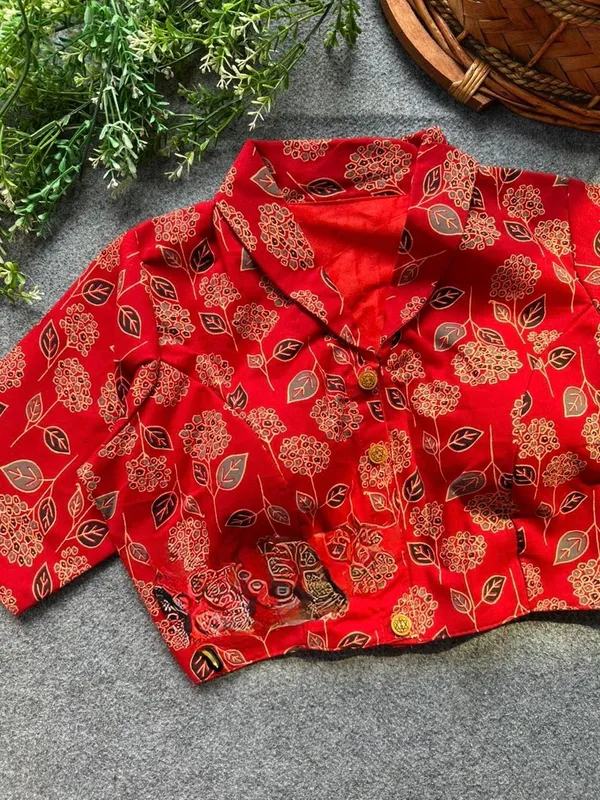 Ajrakh_cotton_print_collar_blouse