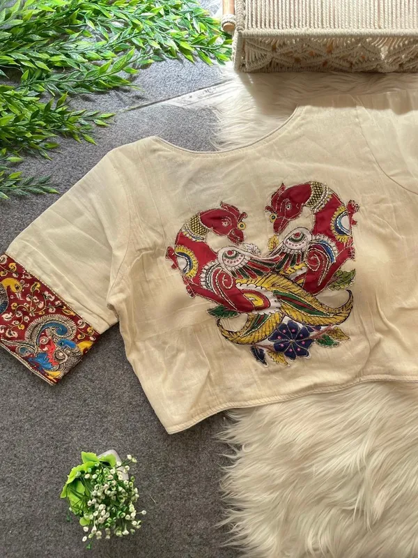 Beautiful_Patch_Work_Designer_Khadi_Handwork_Blouse