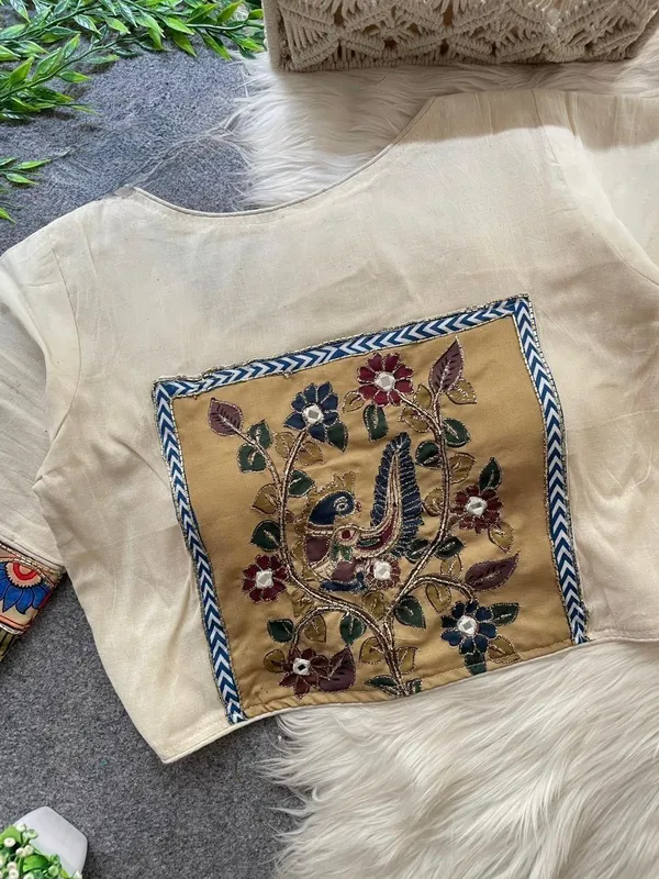 Beautiful_Patch_Work_Designer_Khadi_Handwork_Blouse