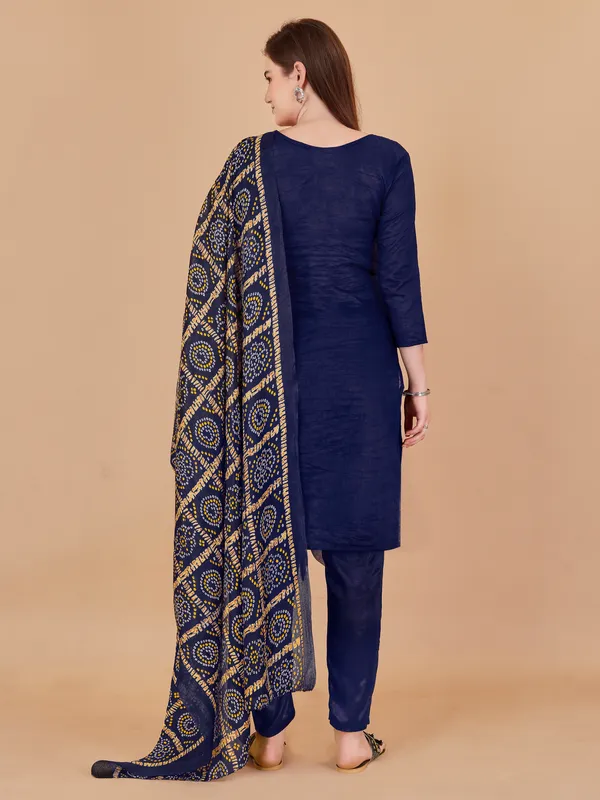 Designer_Ethnic_Suit_Fabric_Set_with_Thread_Embroidery_and_Bandhej_Dupatta