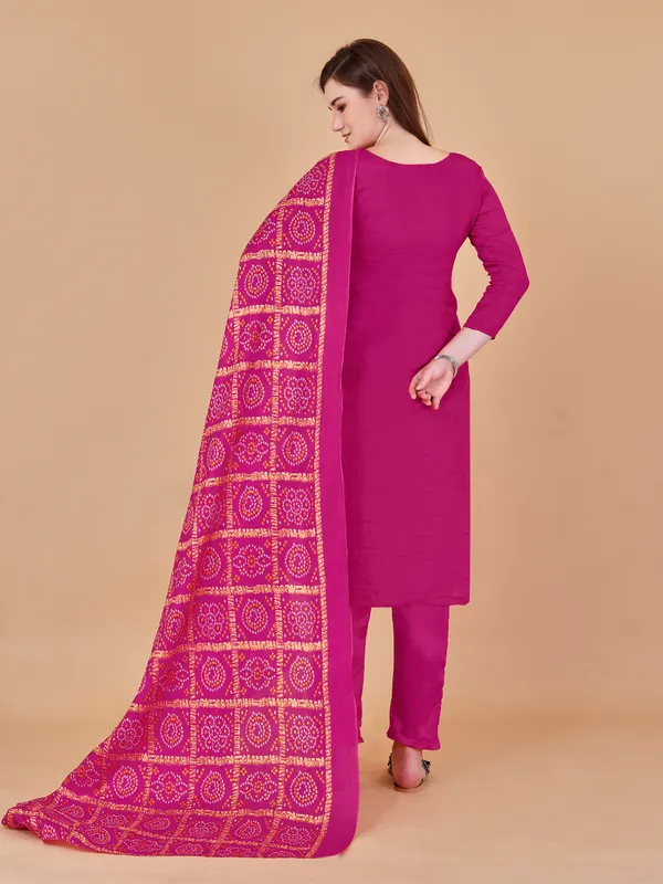 Designer_Ethnic_Suit_Fabric_Set_with_Thread_Embroidery_and_Bandhej_Dupatta