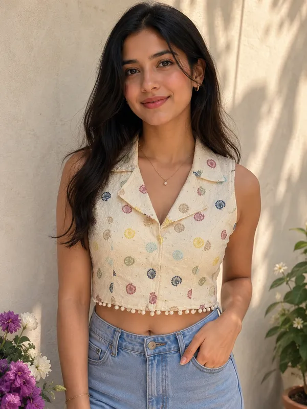 Elegant_Multicolor_Embroidery_FlexiFit_Blouse