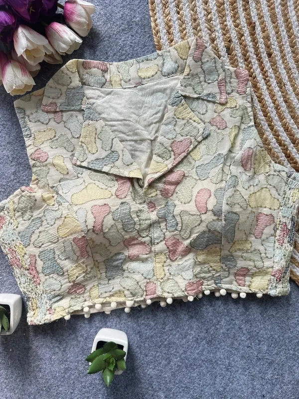 Elegant_Multicolor_Embroidery_FlexiFit_Blouse