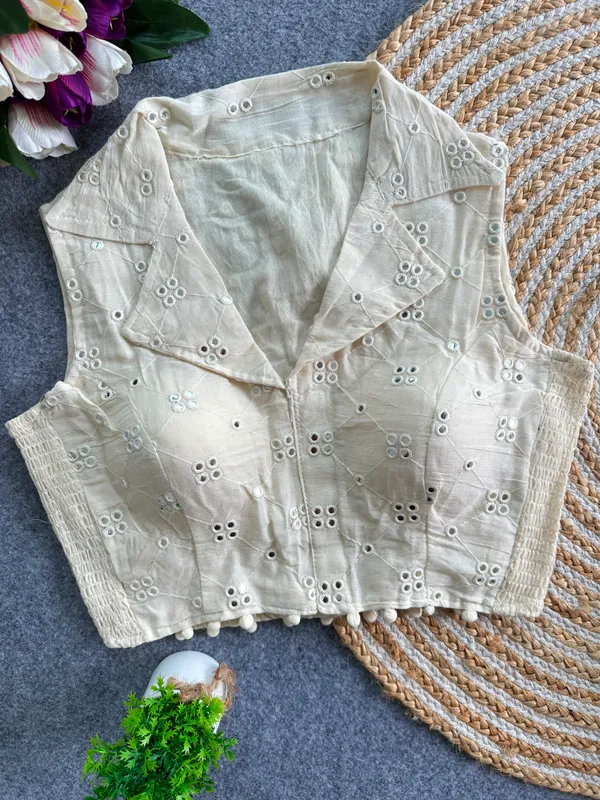 Elegant_Multicolor_Embroidery_FlexiFit_Blouse
