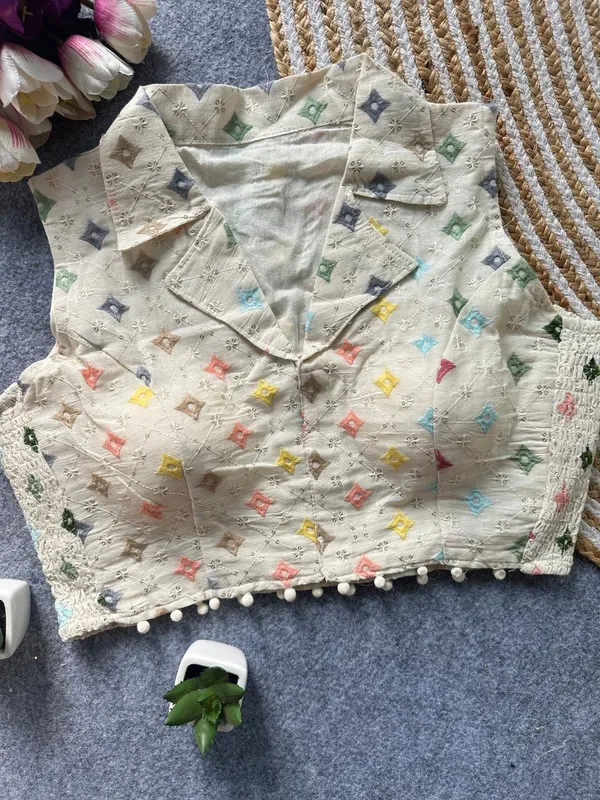 Elegant_Multicolor_Embroidery_FlexiFit_Blouse