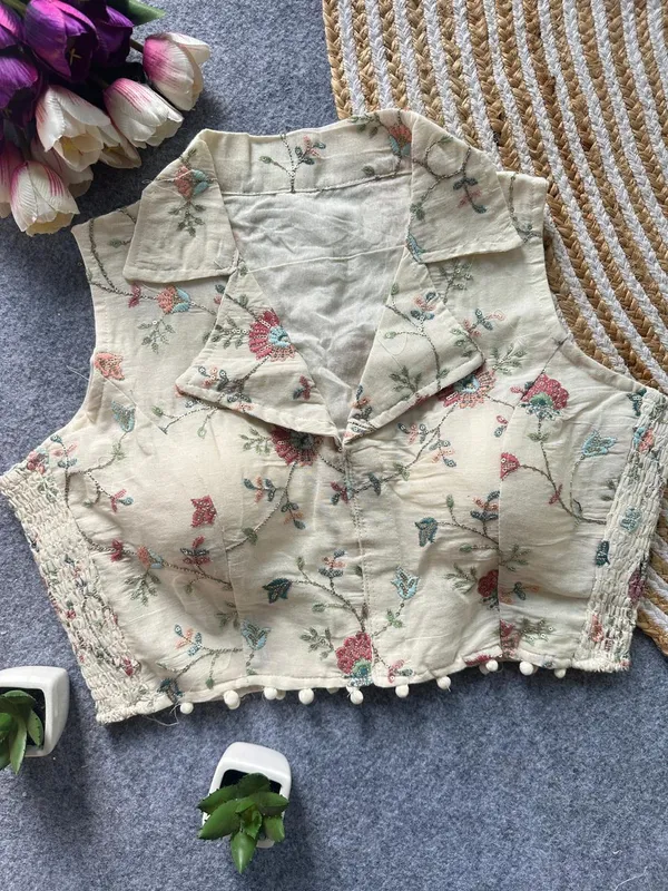 Elegant_Multicolor_Embroidery_FlexiFit_Blouse