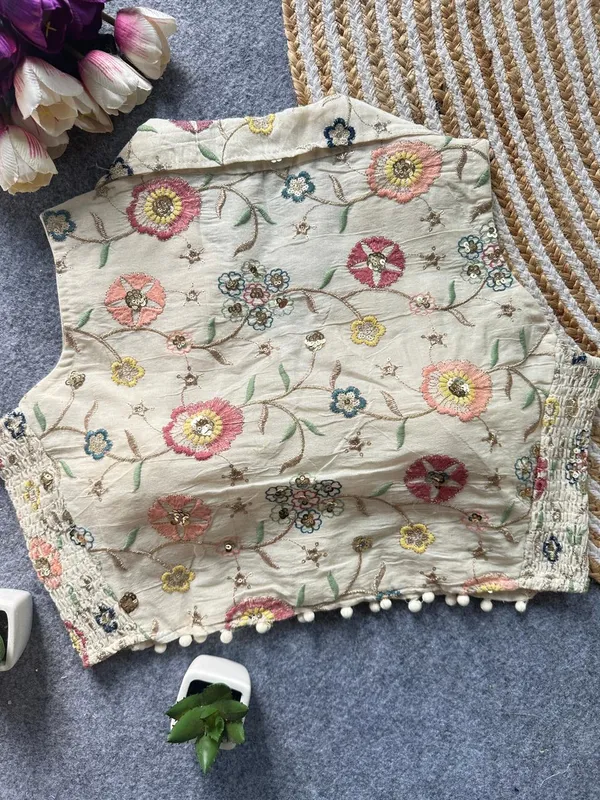 Elegant_Multicolor_Embroidery_FlexiFit_Blouse