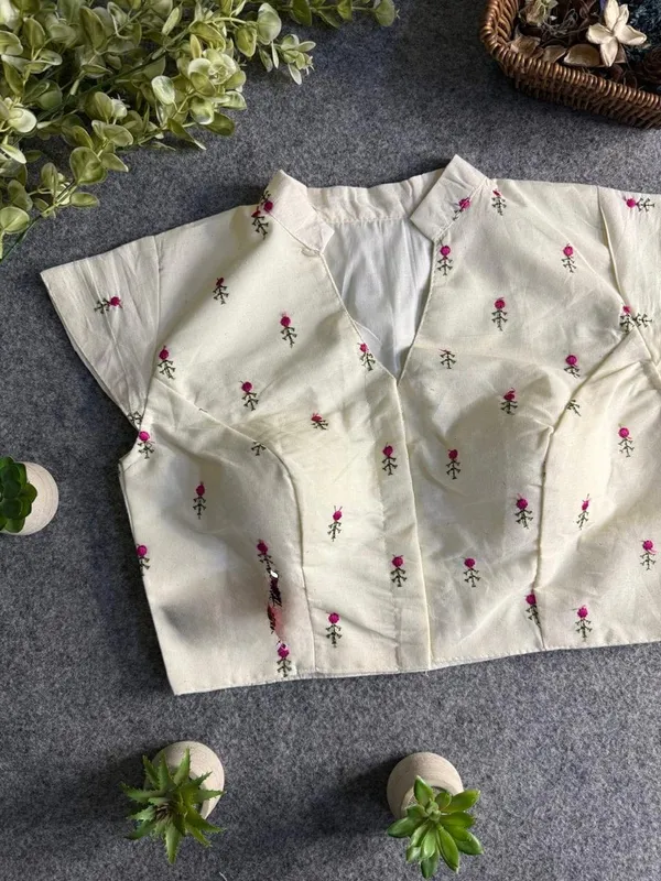 Embroidered_Ivory_Cap-Sleeve_Blouse