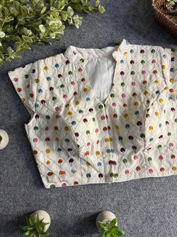 Embroidered_Ivory_Cap-Sleeve_Blouse
