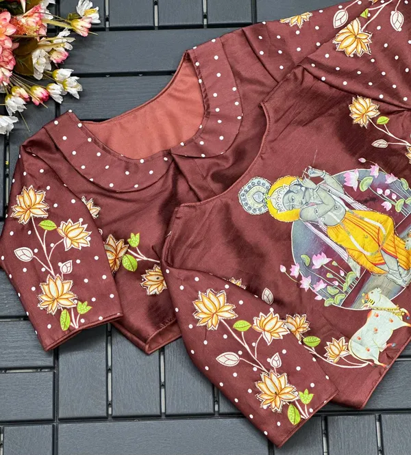 Ethereal_Lotus_Bloom_Blouse_with_Krishna_Design