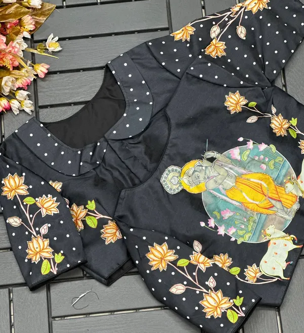 Ethereal_Lotus_Bloom_Blouse_with_Krishna_Design