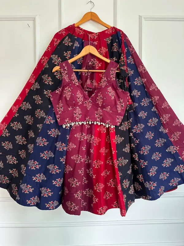 Ethnic_Ajrakh_Lehenga_Choli_For_Navratri