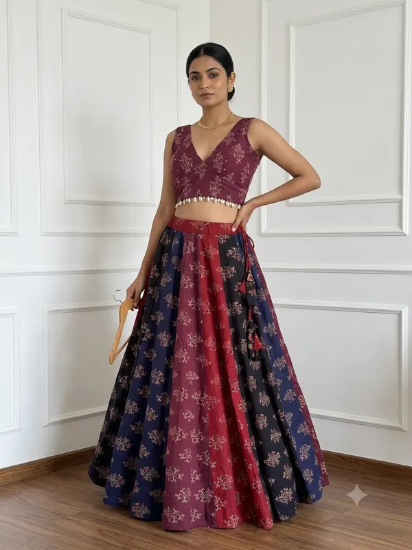 Ethnic_Ajrakh_Lehenga_Choli_For_Navratri