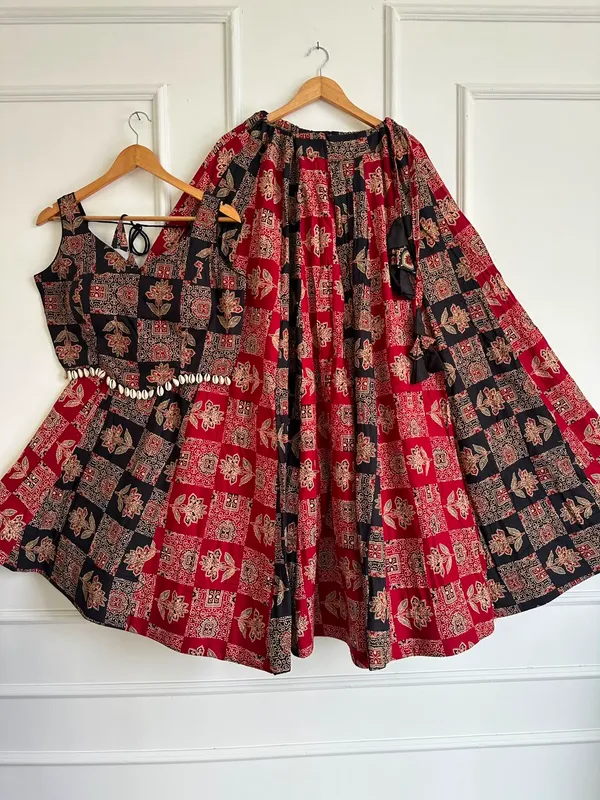 Ethnic_Ajrakh_Lehenga_Choli_For_Navratri