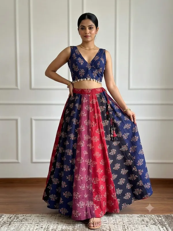 Ethnic_Ajrakh_Lehenga_Choli_For_Navratri