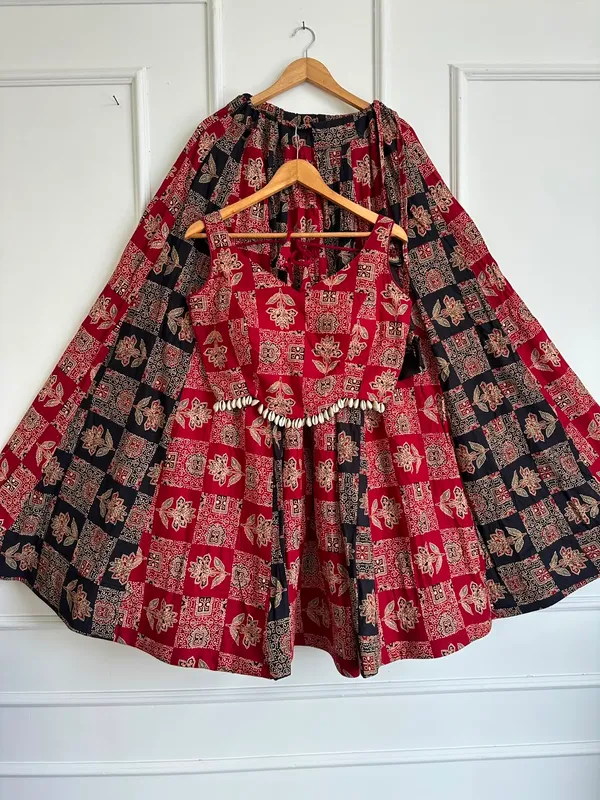 Ethnic_Ajrakh_Lehenga_Choli_For_Navratri