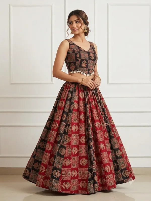 Ethnic_Ajrakh_Lehenga_Choli_For_Navratri
