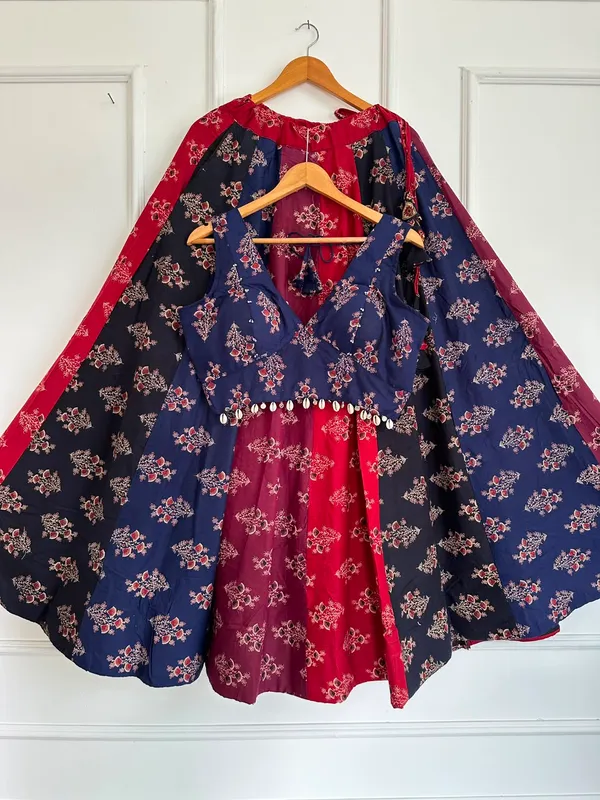 Ethnic_Ajrakh_Lehenga_Choli_For_Navratri
