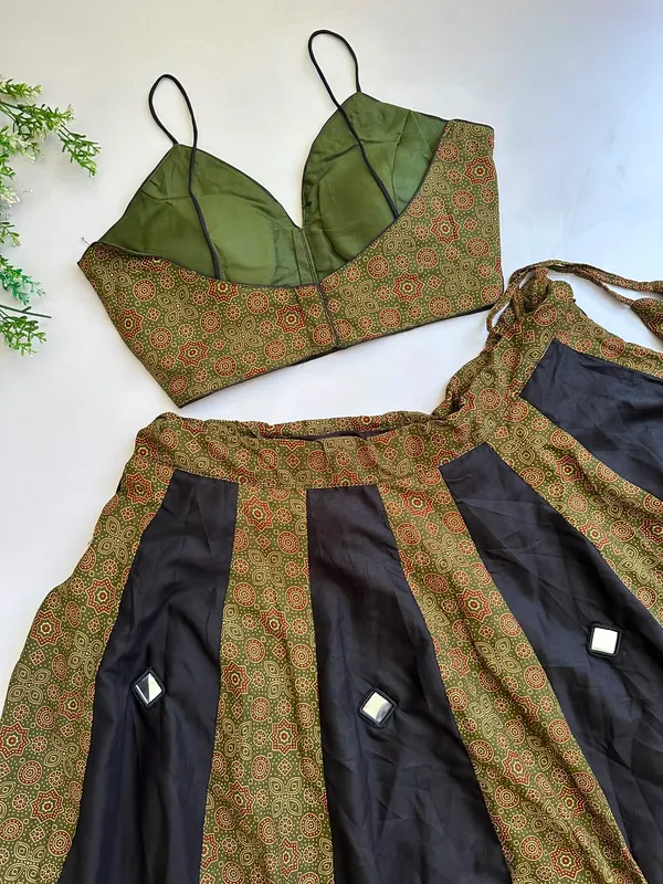 Ethnic_Ajrakh_Lehenga_Choli_with_Mirror_Detailing_For_Navratri