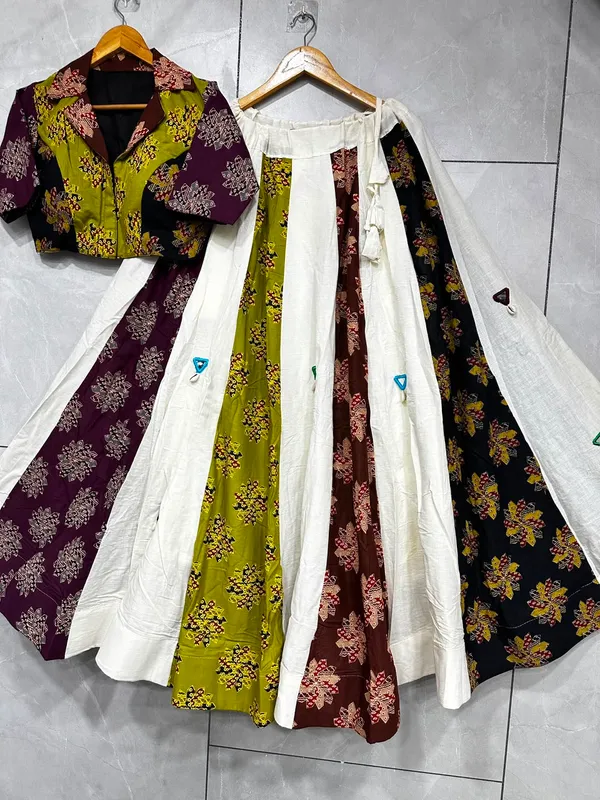 Ethnic_Ajrakh_Lehenga_Choli_with_Mirror_Detailing_For_Navratri