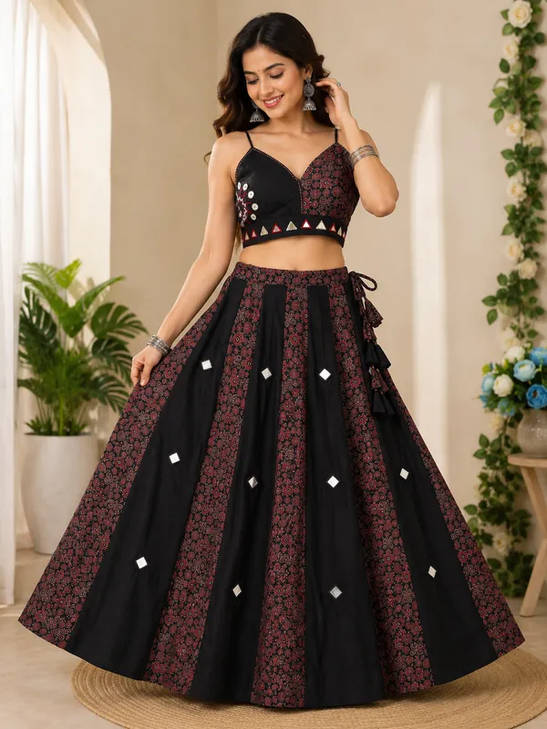 Ethnic_Ajrakh_Lehenga_Choli_with_Mirror_Detailing_For_Navratri