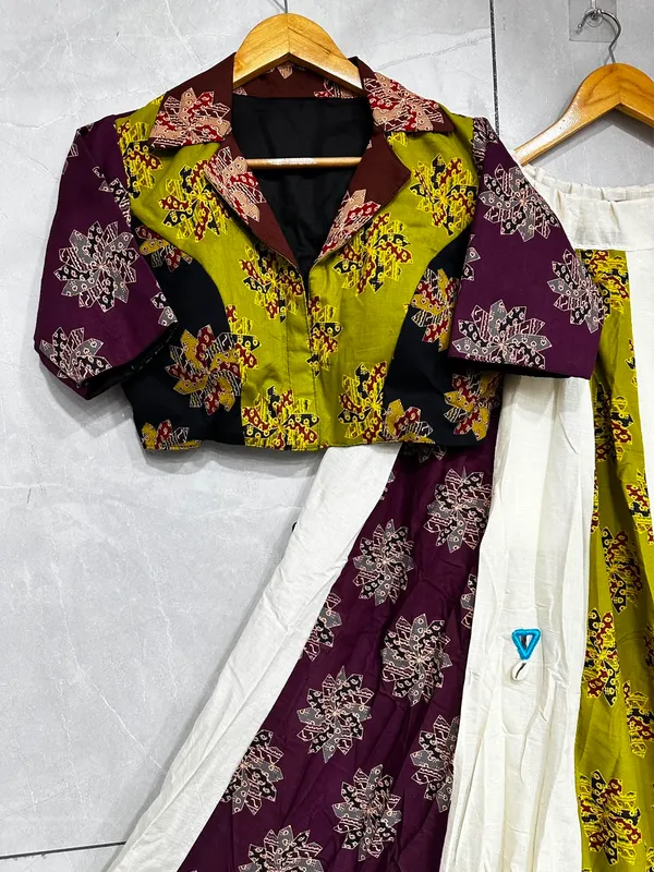 Ethnic_Ajrakh_Lehenga_Choli_with_Mirror_Detailing_For_Navratri