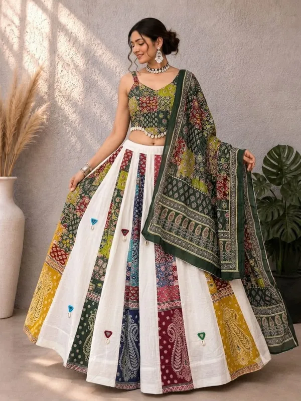 Ethnic_Ajrakh_Lehenga_Choli_with_Mirror_Detailing_For_Navratri