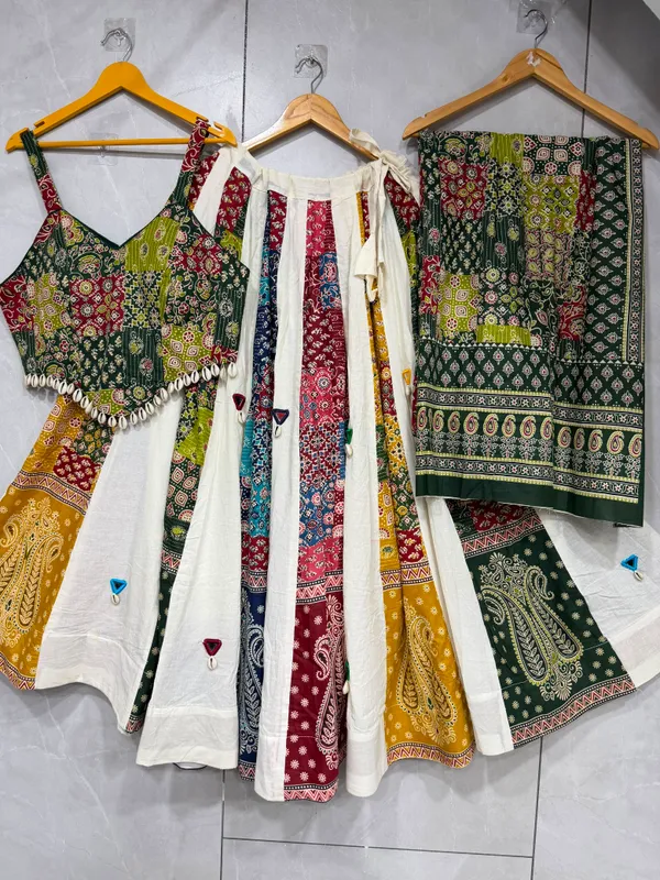 Ethnic_Ajrakh_Lehenga_Choli_with_Mirror_Detailing_For_Navratri