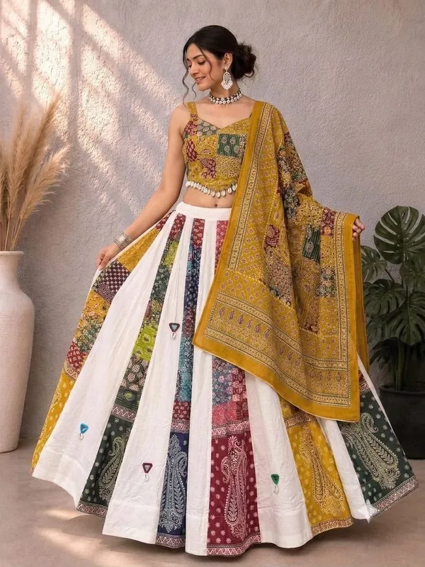Ethnic_Ajrakh_Lehenga_Choli_with_Mirror_Detailing_For_Navratri