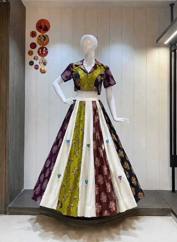 Ethnic_Ajrakh_Lehenga_Choli_with_Mirror_Detailing_For_Navratri