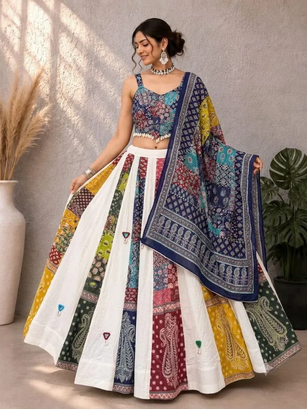 Ethnic_Ajrakh_Lehenga_Choli_with_Mirror_Detailing_For_Navratri