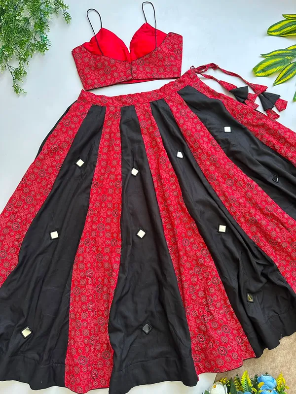 Ethnic_Ajrakh_Lehenga_Choli_with_Mirror_Detailing_For_Navratri