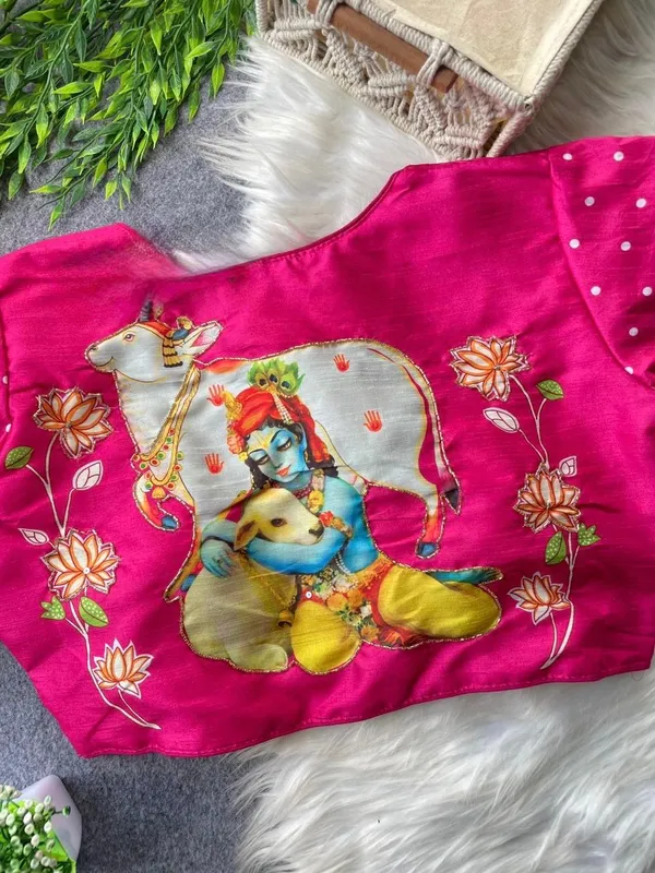 Ethnic_Wear_Krishna_Print_Blouse